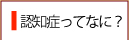 認知症ってなに？